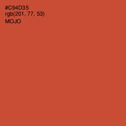 #C94D35 - Mojo Color Image