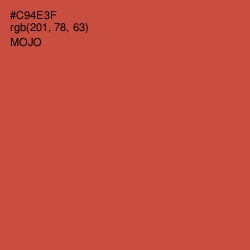 #C94E3F - Mojo Color Image