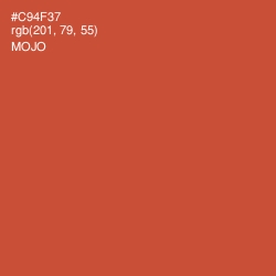 #C94F37 - Mojo Color Image