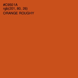 #C9501A - Orange Roughy Color Image