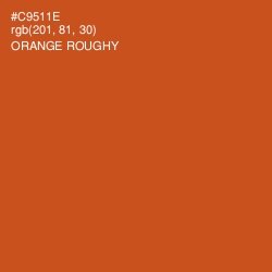 #C9511E - Orange Roughy Color Image