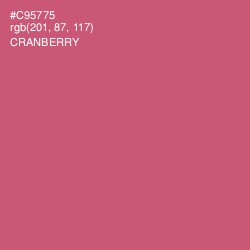 #C95775 - Cranberry Color Image