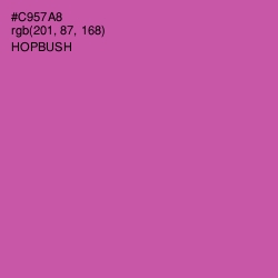 #C957A8 - Hopbush Color Image