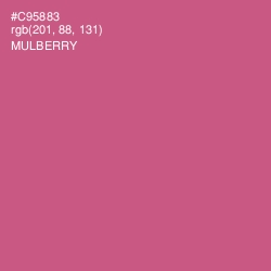 #C95883 - Mulberry Color Image