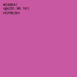 #C958A1 - Hopbush Color Image
