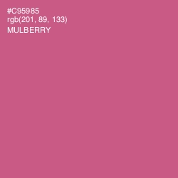 #C95985 - Mulberry Color Image