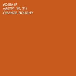 #C95A1F - Orange Roughy Color Image