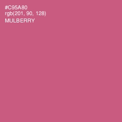 #C95A80 - Mulberry Color Image