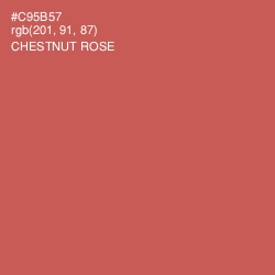 #C95B57 - Chestnut Rose Color Image