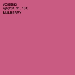 #C95B83 - Mulberry Color Image