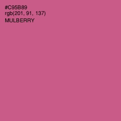 #C95B89 - Mulberry Color Image