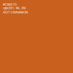 #C9601D - Hot Cinnamon Color Image