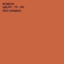 #C96540 - Red Damask Color Image