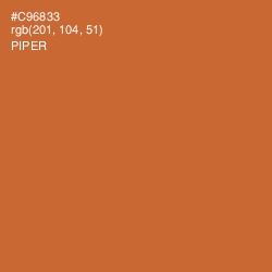 #C96833 - Piper Color Image