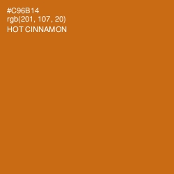 #C96B14 - Hot Cinnamon Color Image