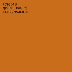 #C96D1B - Hot Cinnamon Color Image