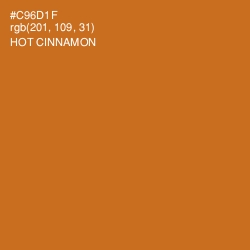 #C96D1F - Hot Cinnamon Color Image