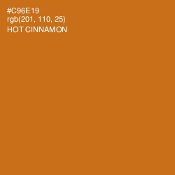 #C96E19 - Hot Cinnamon Color Image