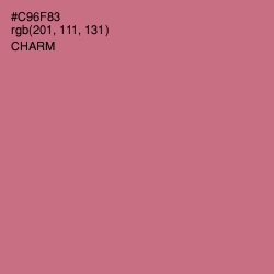 #C96F83 - Charm Color Image