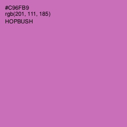 #C96FB9 - Hopbush Color Image