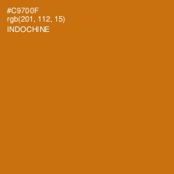 #C9700F - Indochine Color Image