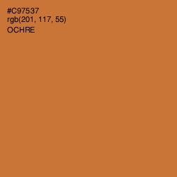 #C97537 - Ochre Color Image