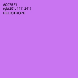 #C975F1 - Heliotrope Color Image