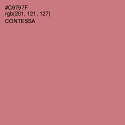 #C9797F - Contessa Color Image