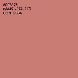 #C97A75 - Contessa Color Image