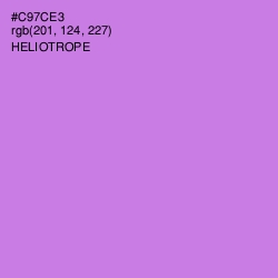 #C97CE3 - Heliotrope Color Image