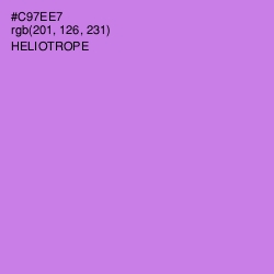 #C97EE7 - Heliotrope Color Image