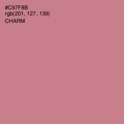 #C97F8B - Charm Color Image