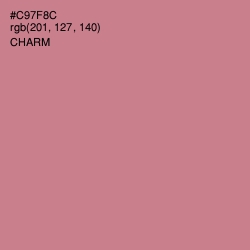 #C97F8C - Charm Color Image