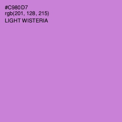 #C980D7 - Light Wisteria Color Image