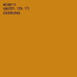 #C98111 - Geebung Color Image