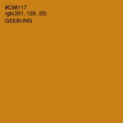 #C98117 - Geebung Color Image