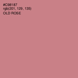#C98187 - Old Rose Color Image