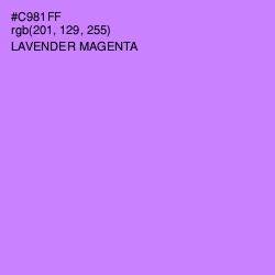 #C981FF - Lavender Magenta Color Image