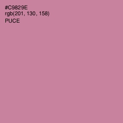 #C9829E - Puce Color Image