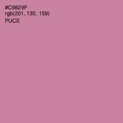 #C9829F - Puce Color Image