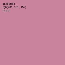 #C9839D - Puce Color Image