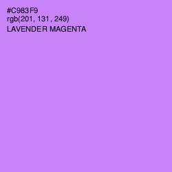 #C983F9 - Lavender Magenta Color Image