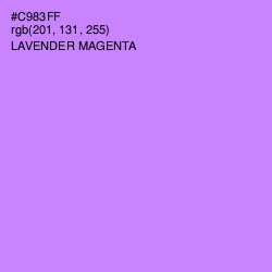 #C983FF - Lavender Magenta Color Image