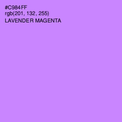 #C984FF - Lavender Magenta Color Image