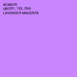 #C985FE - Lavender Magenta Color Image