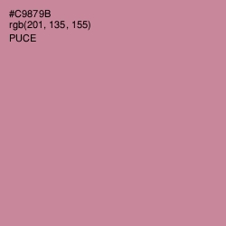 #C9879B - Puce Color Image