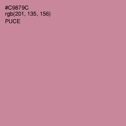 #C9879C - Puce Color Image