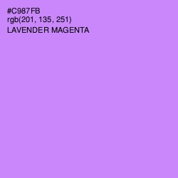 #C987FB - Lavender Magenta Color Image