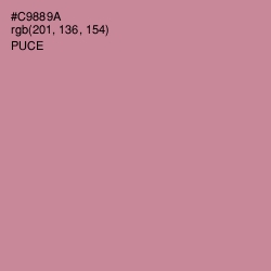 #C9889A - Puce Color Image