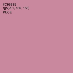 #C9889E - Puce Color Image